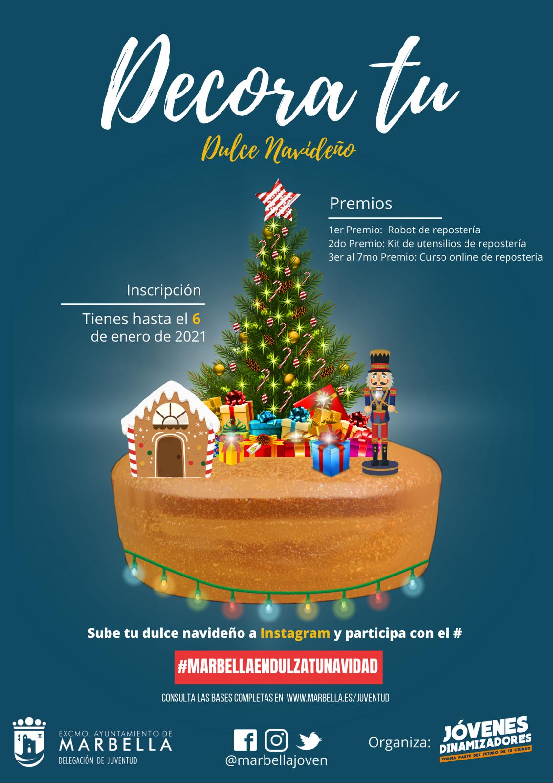 La delegación de Juventud organiza un concurso que premiará el dulce navideño más creativo y original del municipio